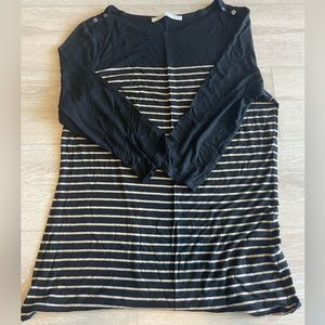 Black and Tan striped shirt